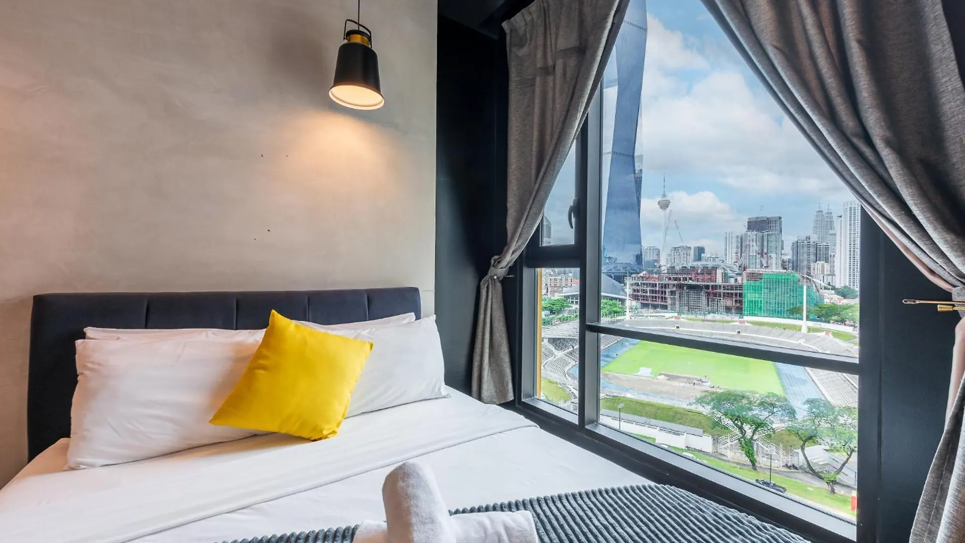 6Pax 2Br Kl118 View 5Min To Train Station Apartman Kuala Lumpur